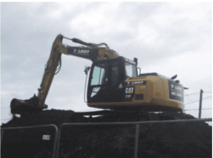 Site 14 ton excavator – digger Kildare Ireland